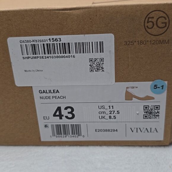 NIB Vivaia Pointed-Toe Stress FREE Block Heels (Galilea) Sz US 11 - Picture 8 of 8